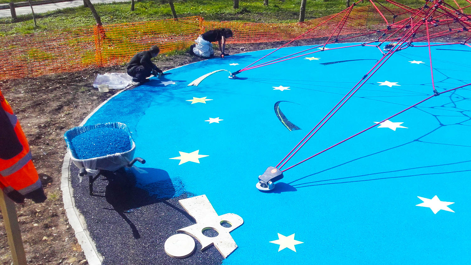Aire de jeux thématique ciel étoilé à Gretz-Armainvilliers - Mare Pinçon