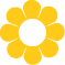 Pictogramme fleur jaune