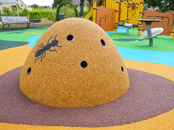 Motifs de sol souple 3D crocodile aire de jeux thématique jungle
