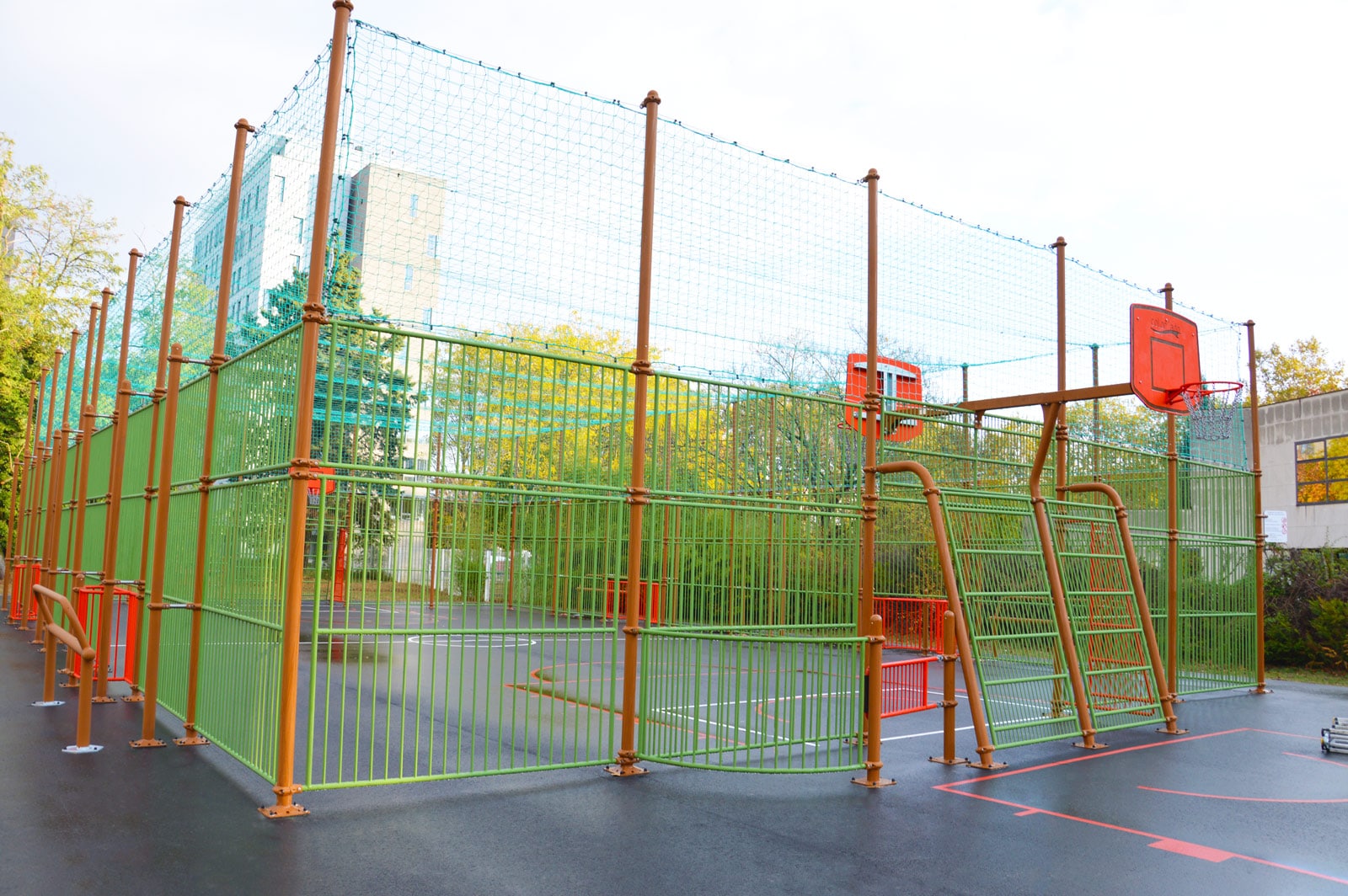 Aire de jeux Multisport Street Workout à Bobigny Square Hector Berlioz