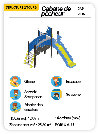 CABANE DE PÊCHEUR - Structure multifonctions